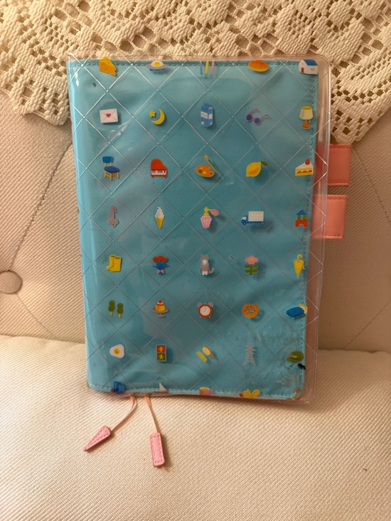 Hobonichi Other - Turquoise and Coral Hobonichi A5 Cover & Cover on Cover